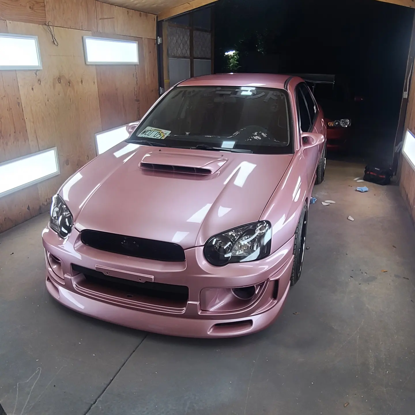 Subaru color change — A full color transformation featured in the shop gallery.
